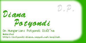 diana potyondi business card